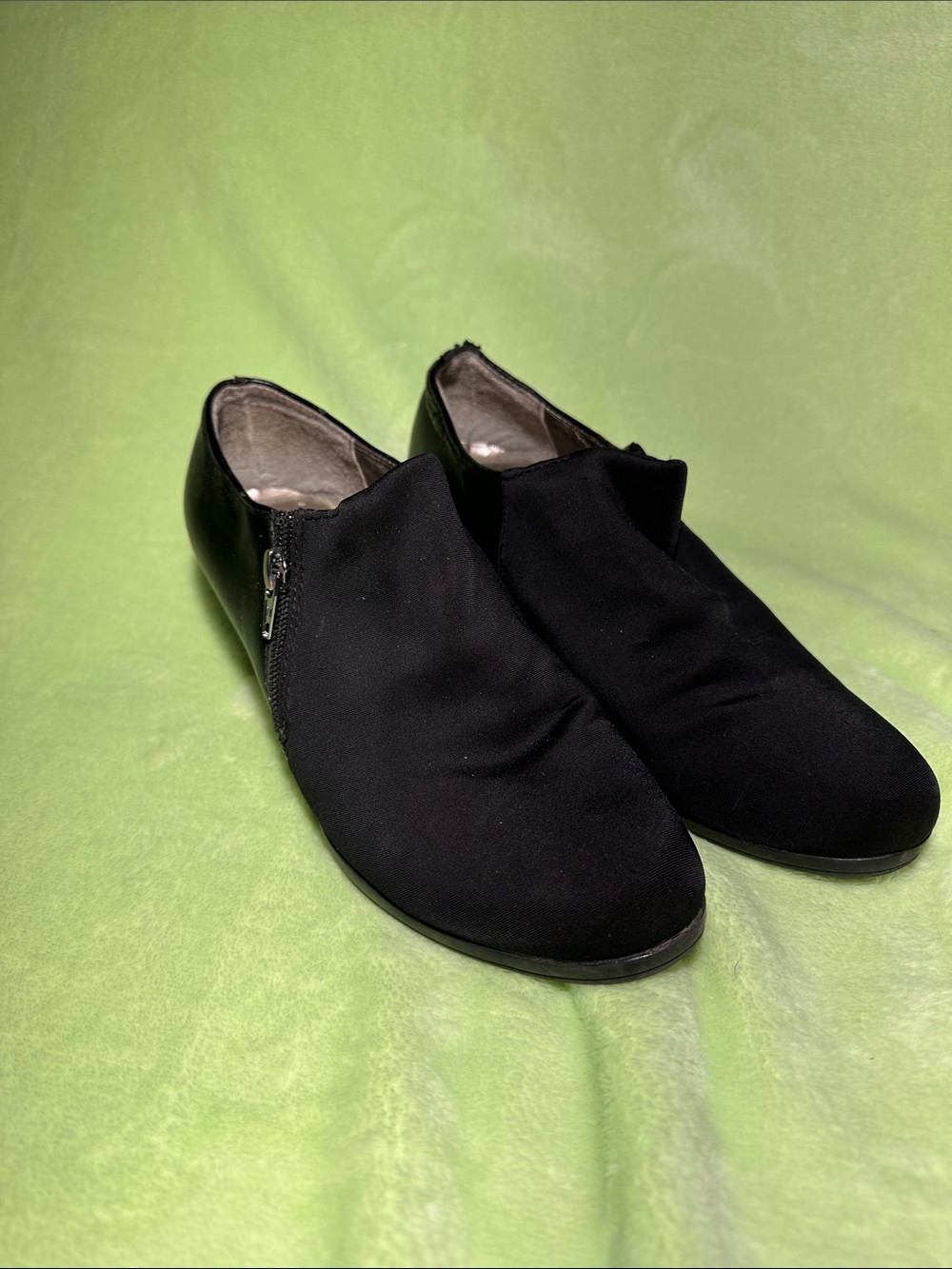 Madeline Stuart Black zip up -Women's Loafers